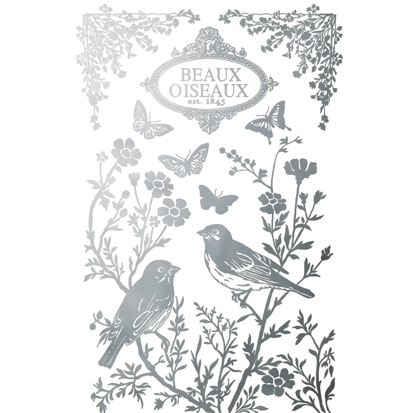 IOD Papillon Foil Decor Transfer - Iron Orchid Designs