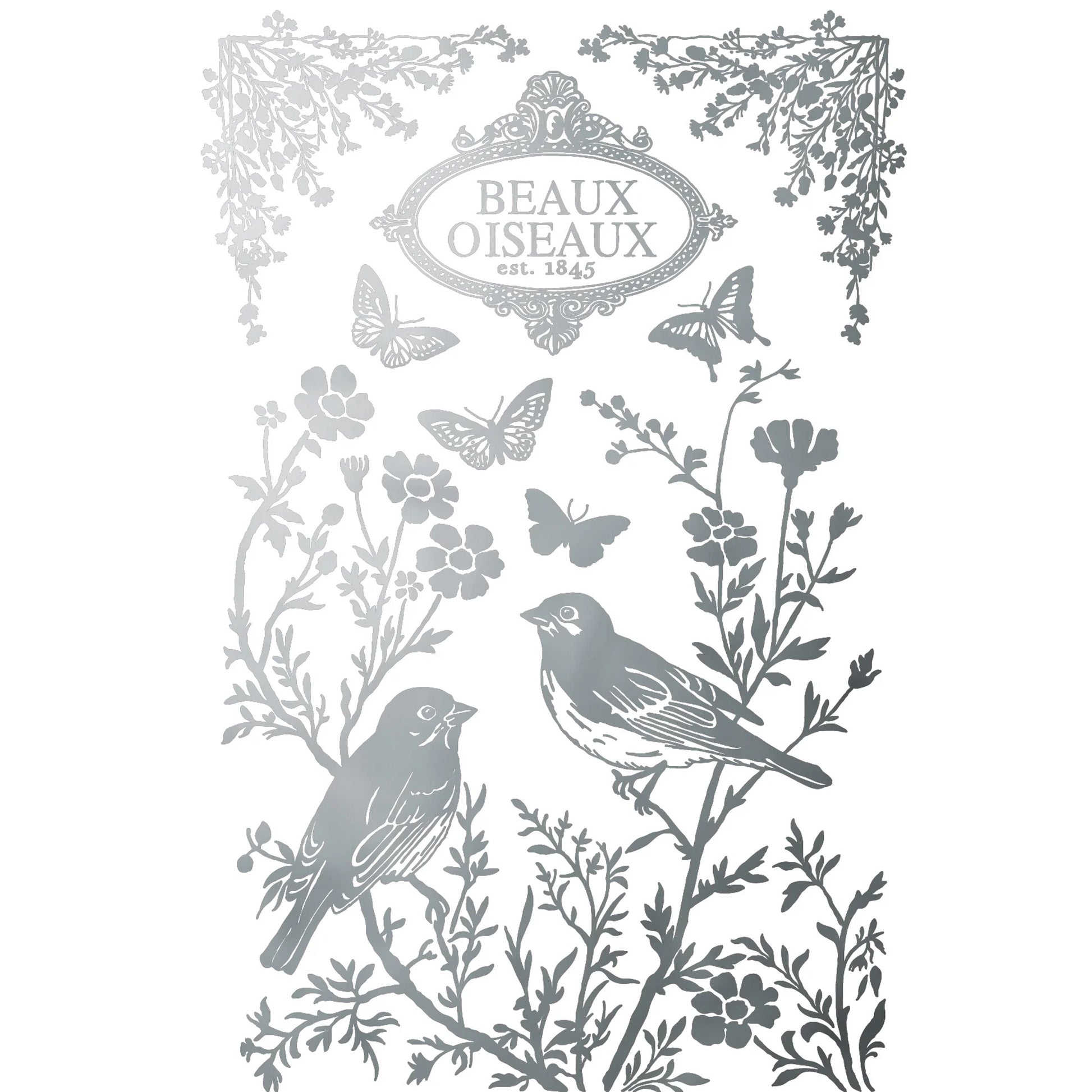 IOD Papillon Foil Decor Transfer - Iron Orchid Designs