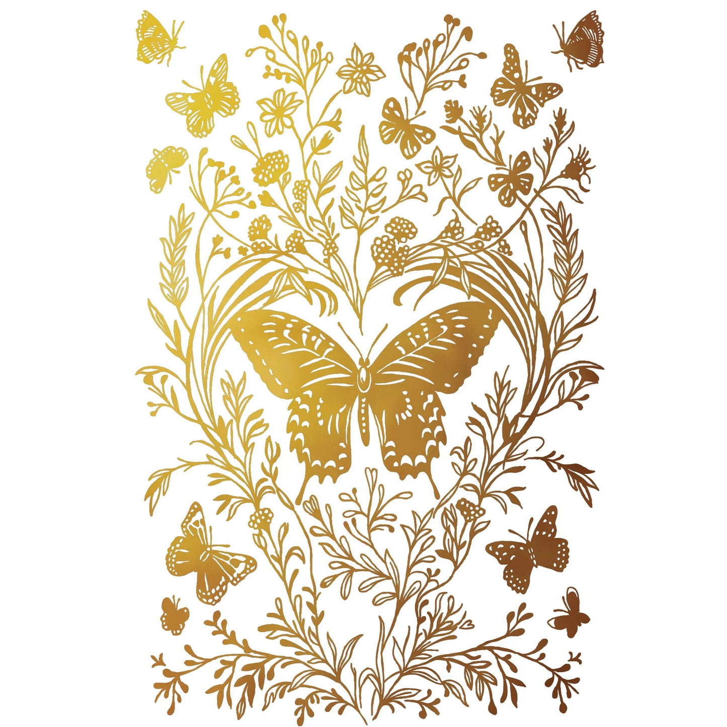 IOD Papillon Foil Decor Transfer - Iron Orchid Designs