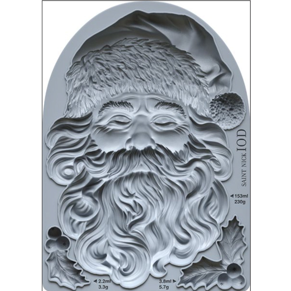 IOD Saint Nick Decor Mould - Iron Orchid Designs | Limited Edition
