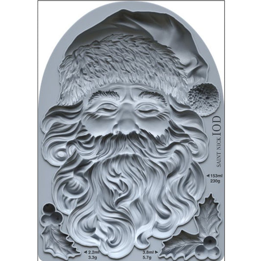 IOD Saint Nick Decor Mould - Iron Orchid Designs | Limited Edition