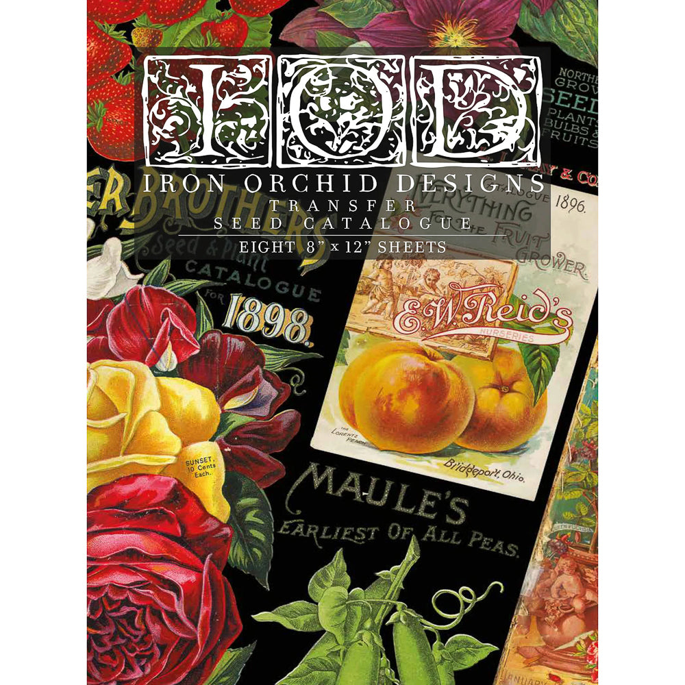 IOD Seed Catalogue Decor Transfer - Iron Orchid Designs
