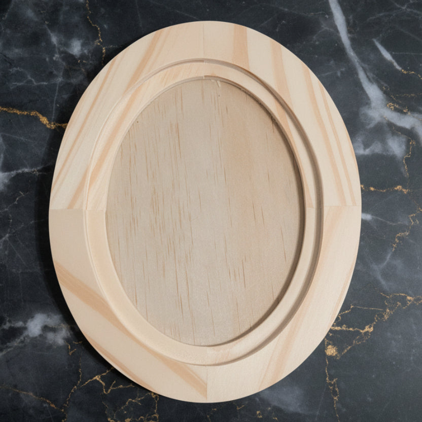 IOD Small Oval Wood Blank - Iron Orchid Designs | Double Sided