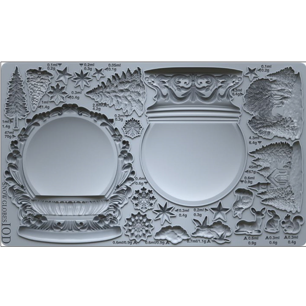 IOD Snow Globes Decor Mould - Iron Orchid Designs | Limited Edition