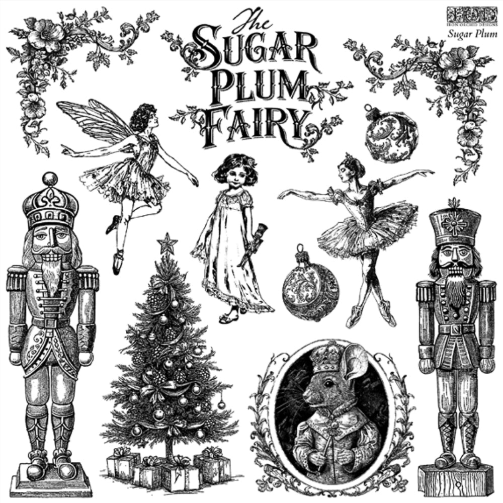 IOD Sugar Plum Stamp - Iron Orchid Designs | Limited Edition