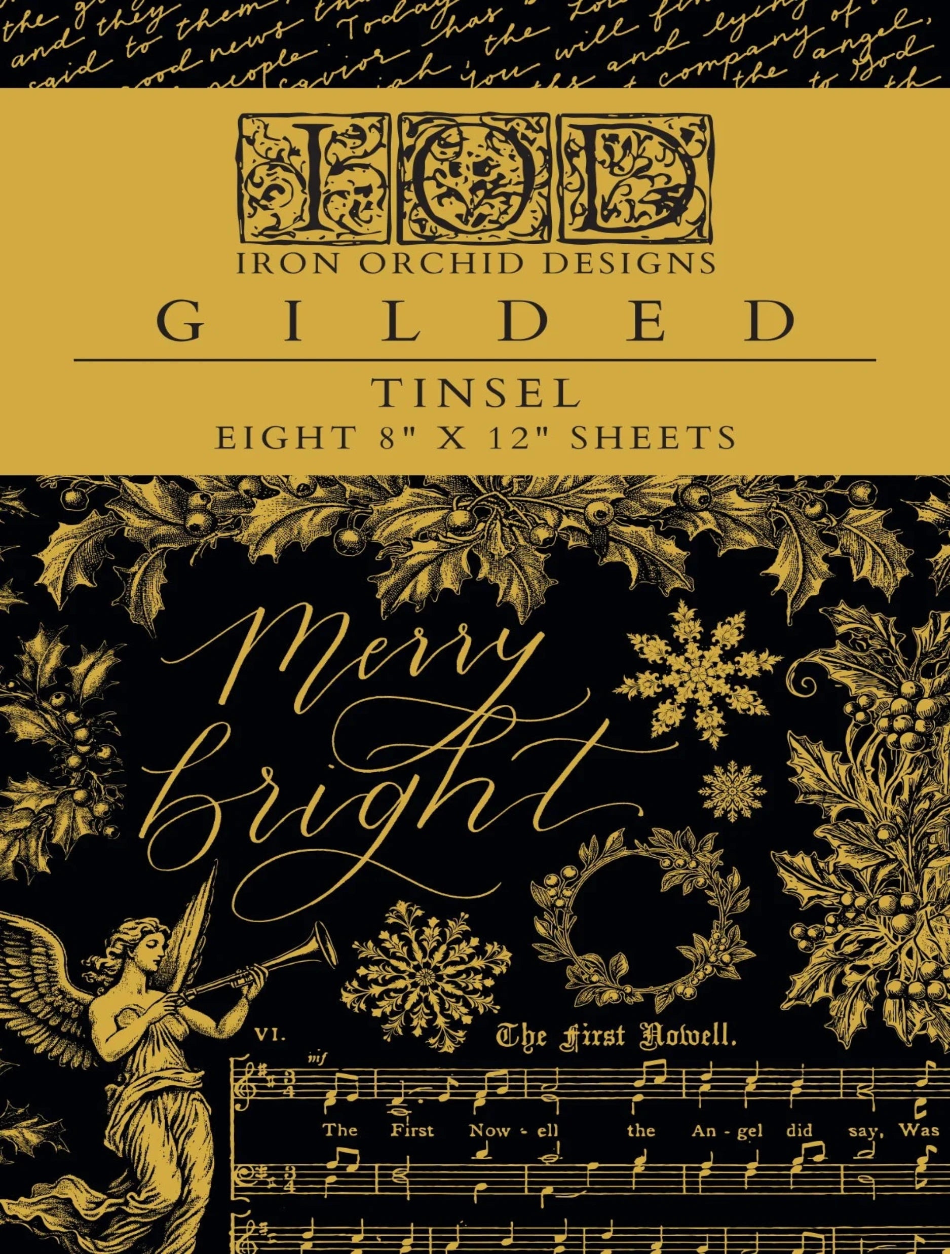 IOD Tinsel Gilded Transfer - Iron Orchid Designs