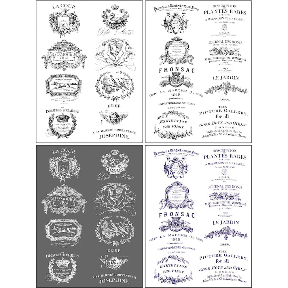 IOD Traditional Pots Decor Transfer - Iron Orchid Designs