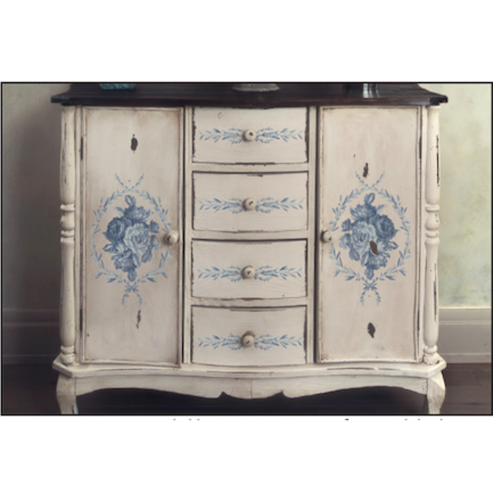 IOD Trompe L'oeil Blue Paint Inlay - Iron Orchid Designs