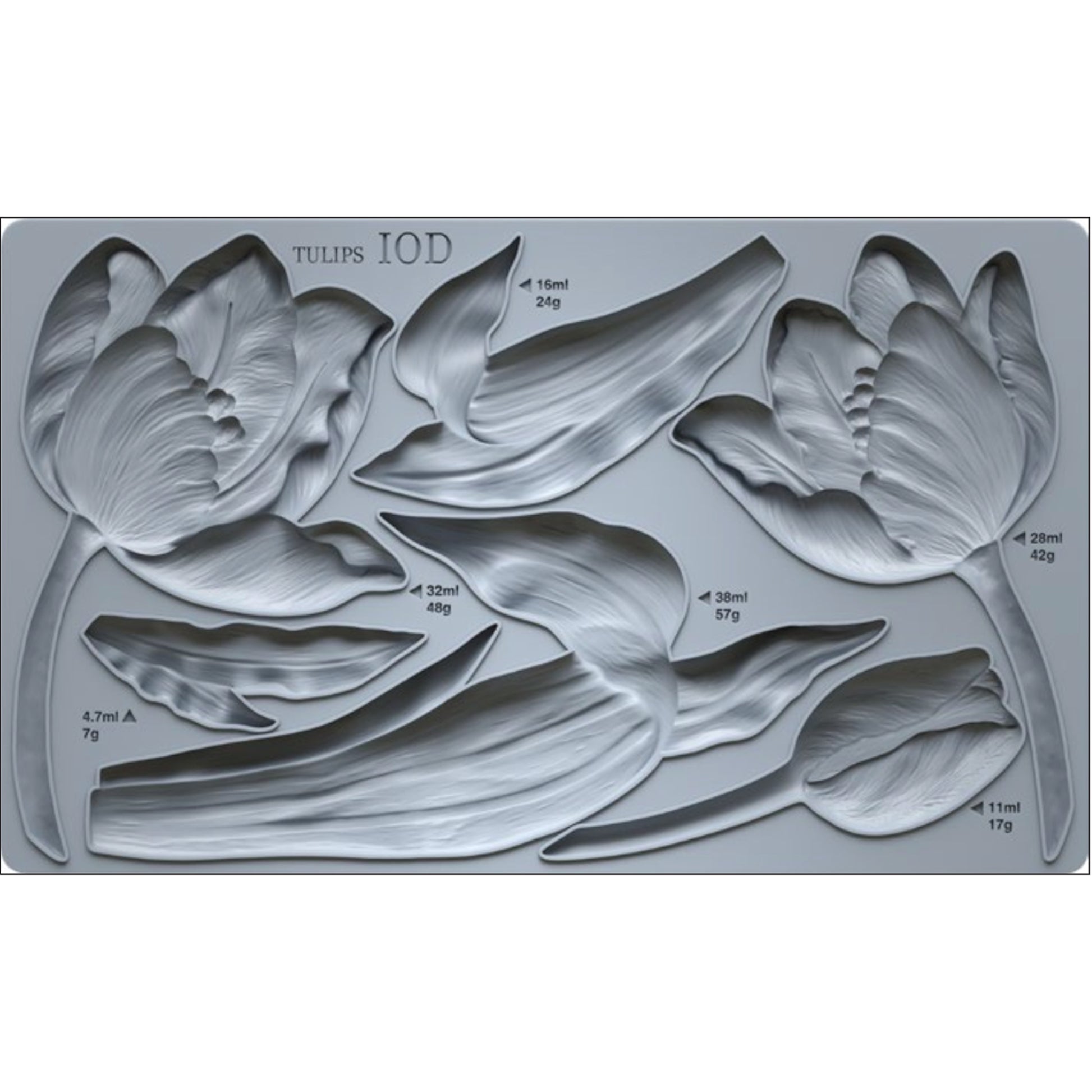 IOD Tulips Decor Mould - Iron Orchid Designs