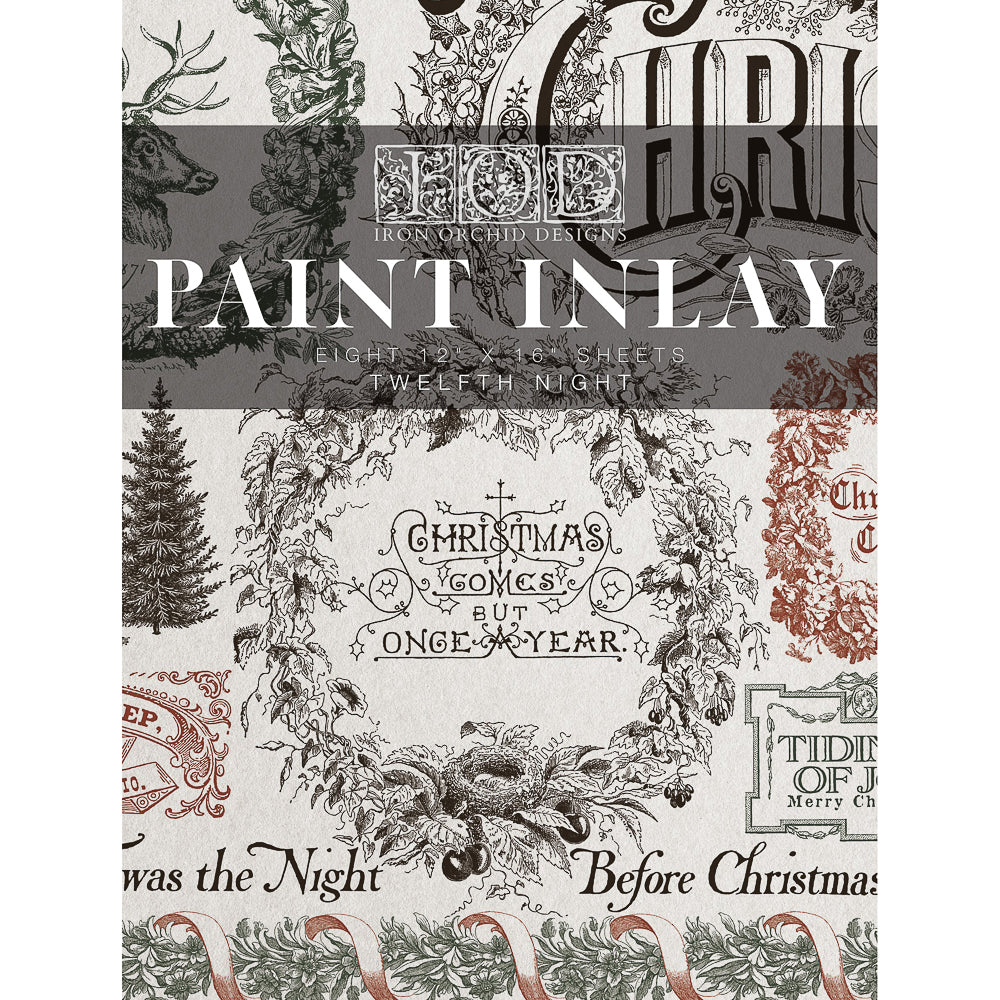 IOD Twelfth Night Paint Inlay - Iron Orchid Designs | Limited Edition