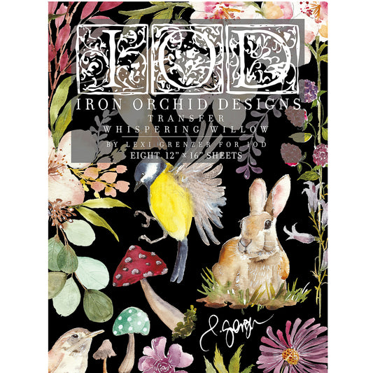 IOD Whispering Willow Decor Transfer - Iron Orchid Designs
