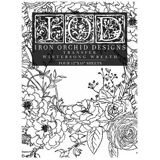 IOD Wintersong Wreath Decor Transfer