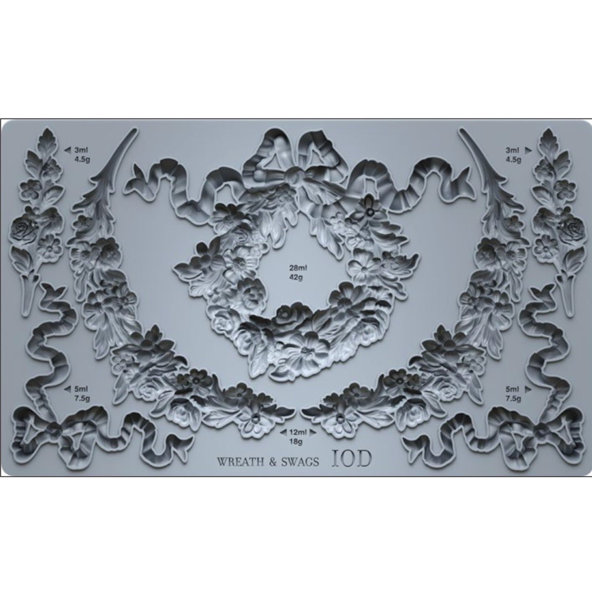 IOD Wreath & Swags Decor Mould - Iron Orchid Designs