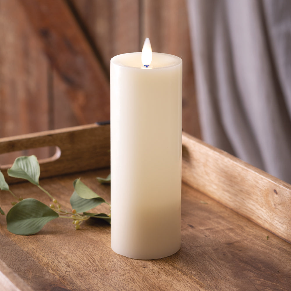 Infinite Wick Wax Pillar Candle - 3x8