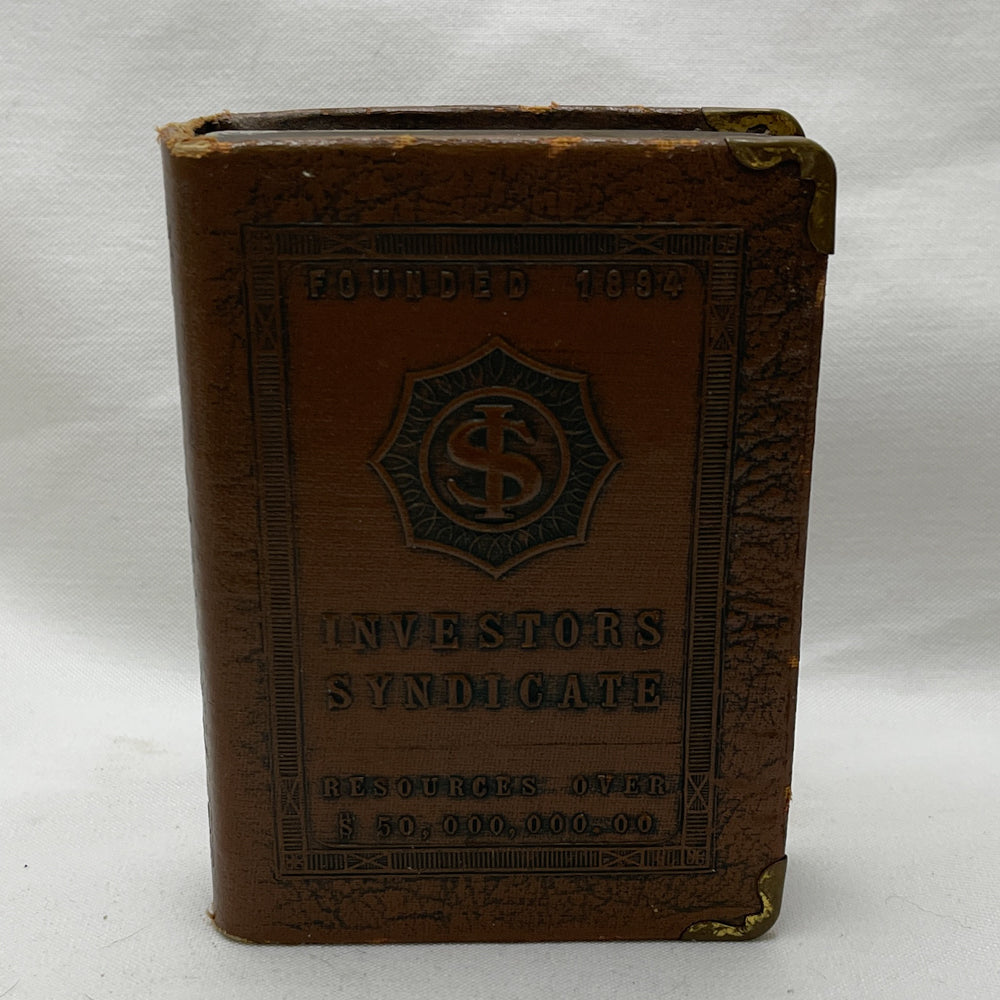 Investors Syndicate Book Bank - 1920s