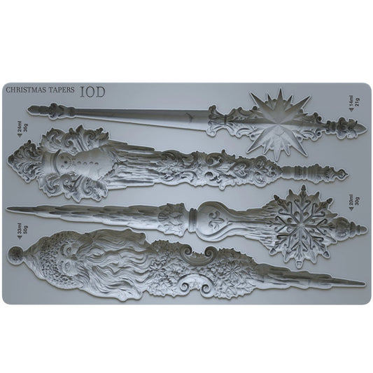 Iron Orchid Designs - IOD Decor Mould - CHRISTMAS TAPERS