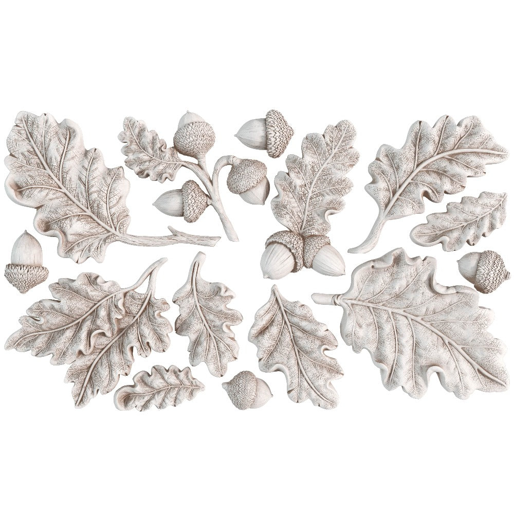 Iron Orchid Designs (IOD) Decor Mould - OAK LEAVES & ACORNS