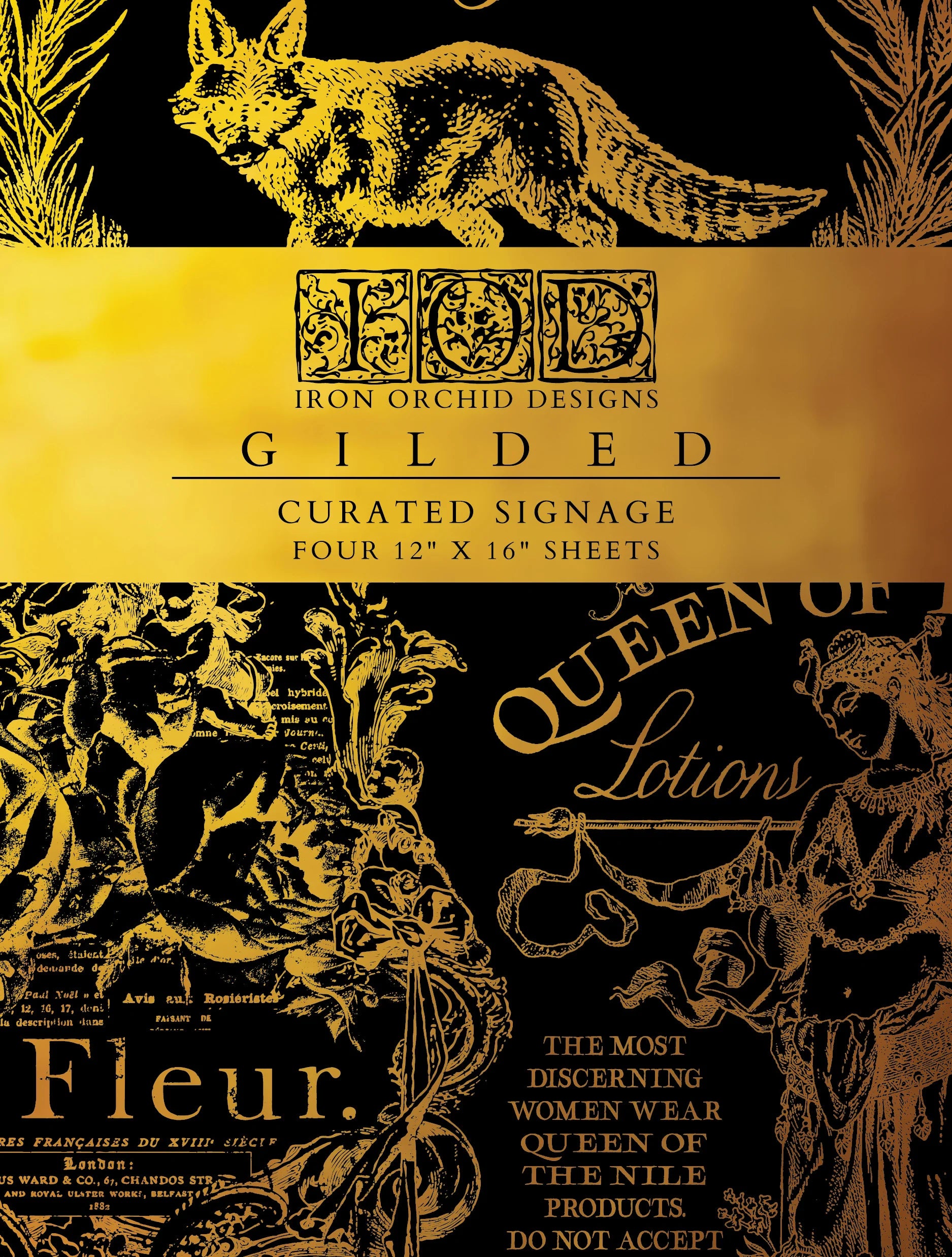 Iron Orchid Designs - IOD Gilded Transfer - Curated Signage