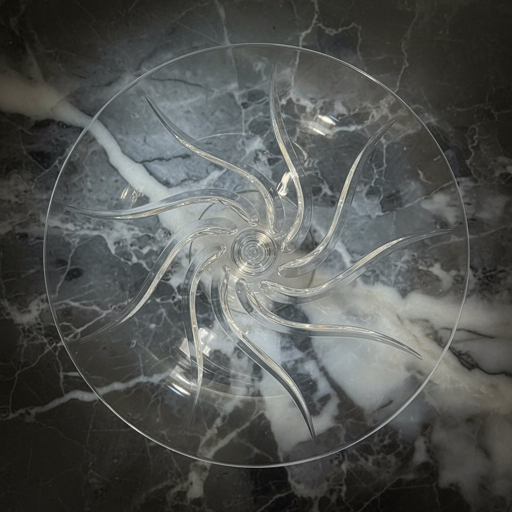 Vintage JG Durand Princess House Clerval Crystal Pedestal Fruit Bowl