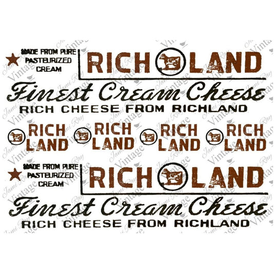 JRV A4 Rice Paper - Rich Land LabelJRV A4 Rice Paper - Rich Land Label