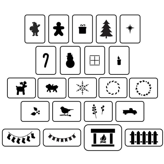 JRV Stencil - Christmas House Accessories