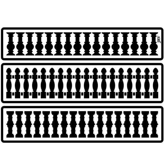 JRV Stencil - Fence Borders