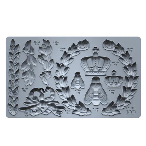 IOD LAUREL Decor Mould by Iron Orchid Designs