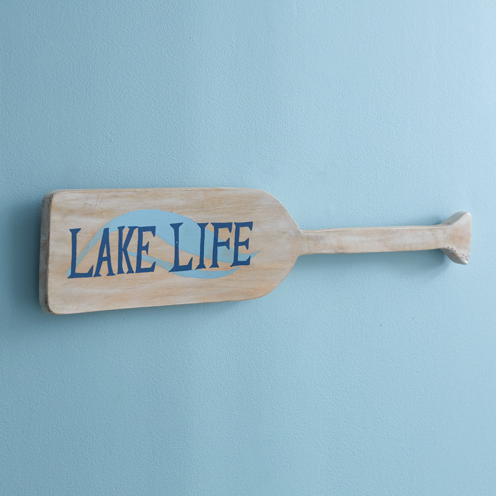 Lake Life Oar Wall Decor