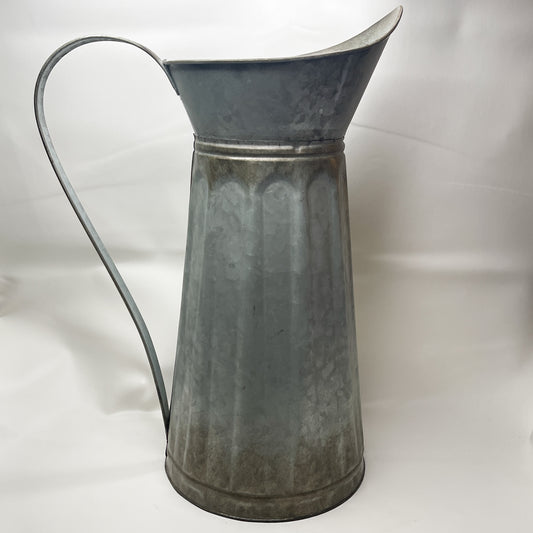 Galvanized Decorative Pitcher