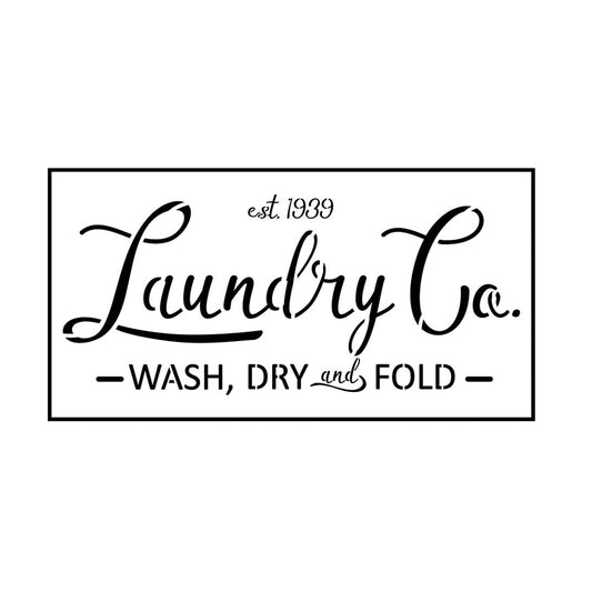 Laundry Stencil by Jami Ray Vintage