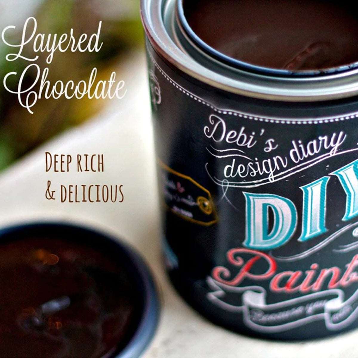 Layered Chocolate by DIY Paint