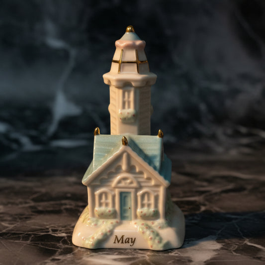 2002 Lenox Lighthouse Calendar Sculpture May | Vintage Figurine