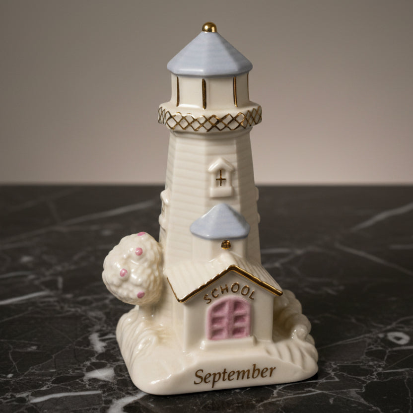 2002 Lenox Lighthouse Calendar Sculpture September | Vintage Figurine