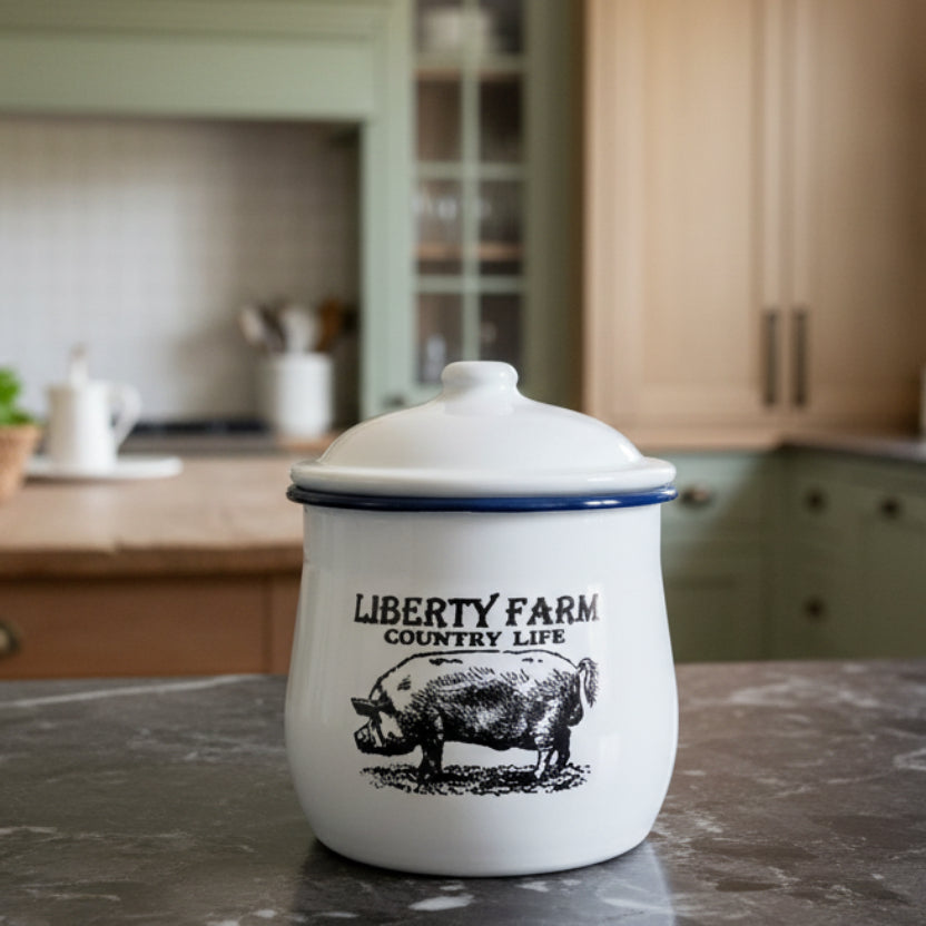Liberty Farms Enamel Canister