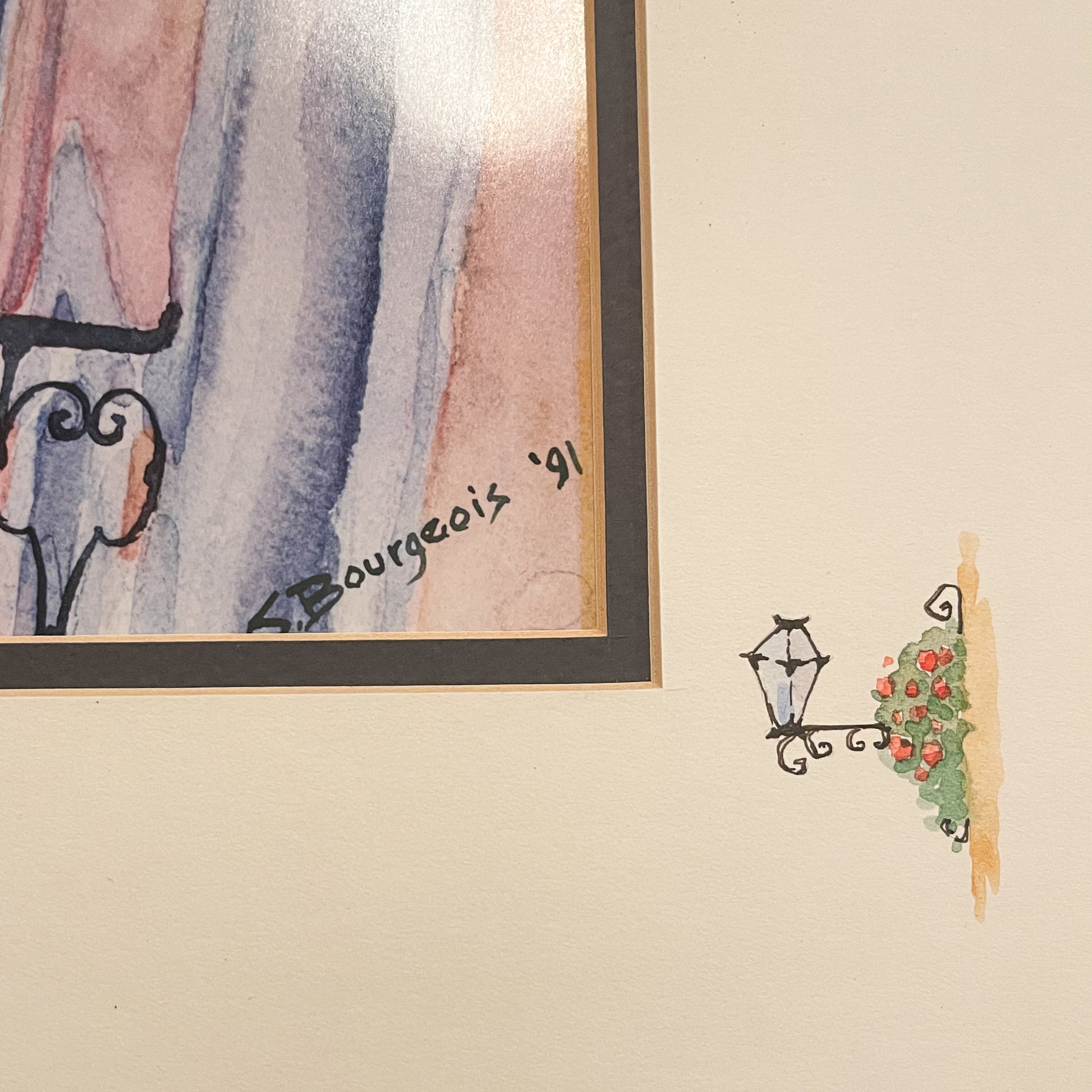 Lisbon Alley Print by Sally Bourgeois