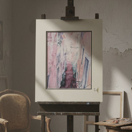 Lisbon Alley Print by Sally Bourgeois