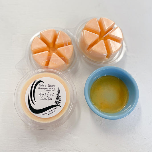 Mango & Coconut Soy Wax Melts by Tide & Timber Soapworks