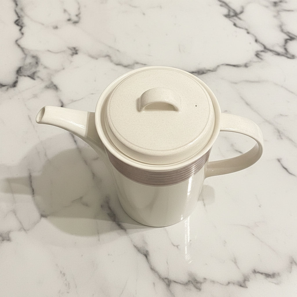 Vintage Mikasa Intaglio Cac06 Tracings Coffee Pot