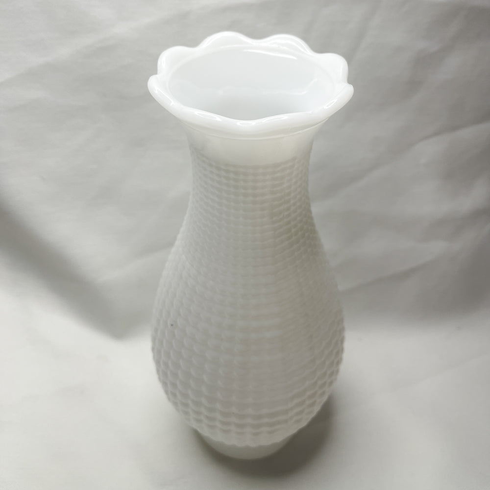 Milk Glass Hurricane Lamp Shade - Vintage