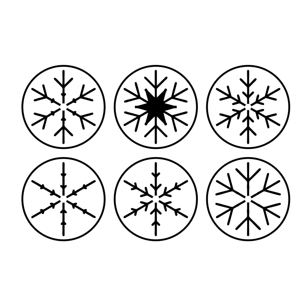 Mini Snowflakes Stencil Set by Jami Ray Vintage