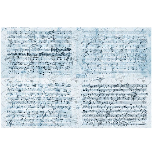 JRV Decoupage Paper - Music Notes