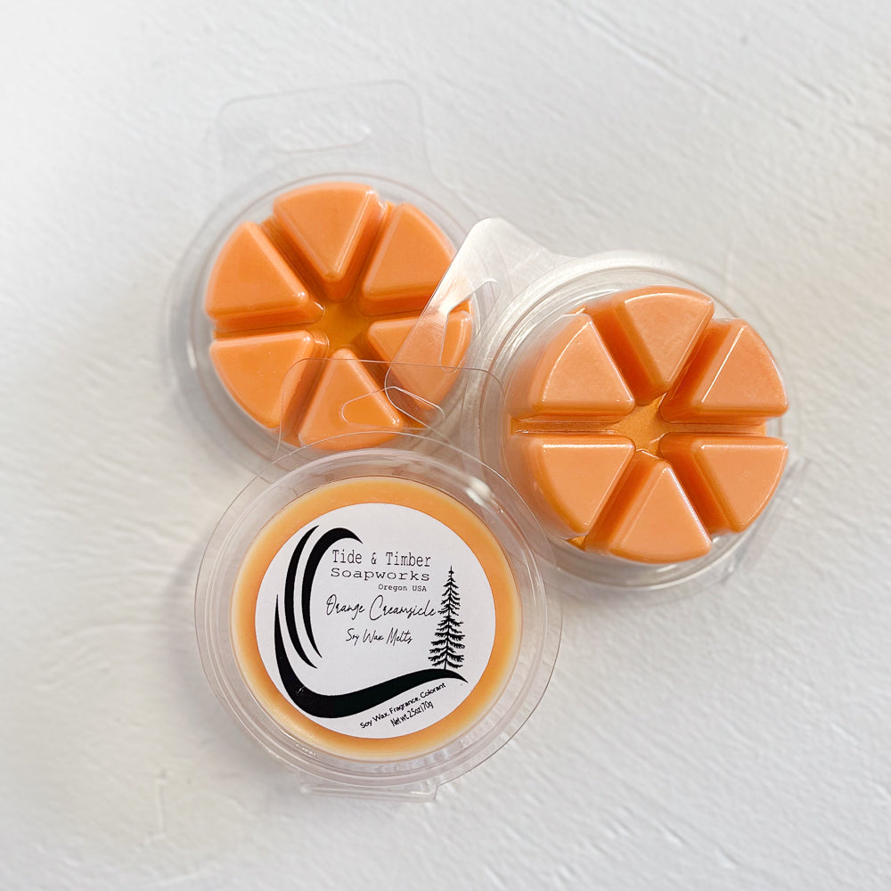 Orange Creamsicle Wax Melts by Tide & Timber Soapworks