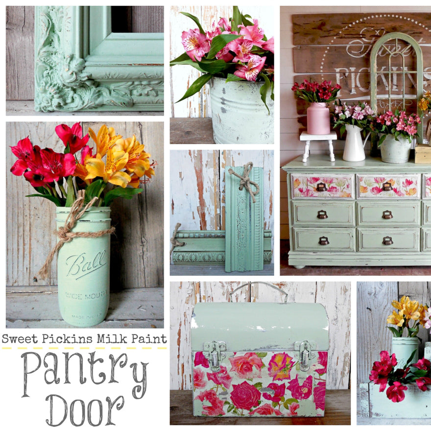 Pantry Door Milk Paint by Sweet Pickins