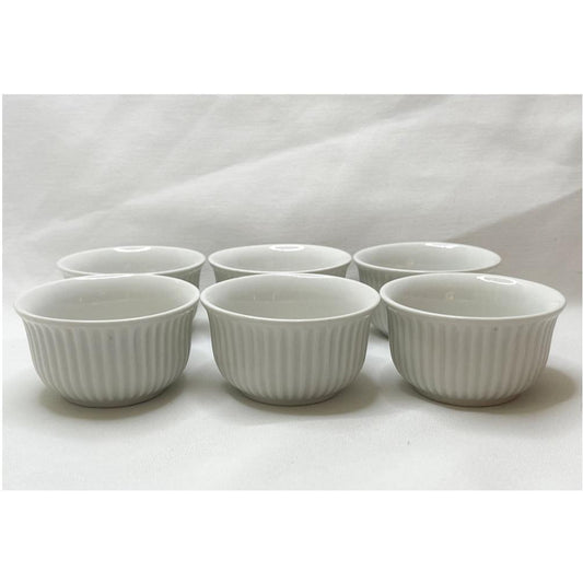 Pier 1 Small White Ramekins - Set of 6