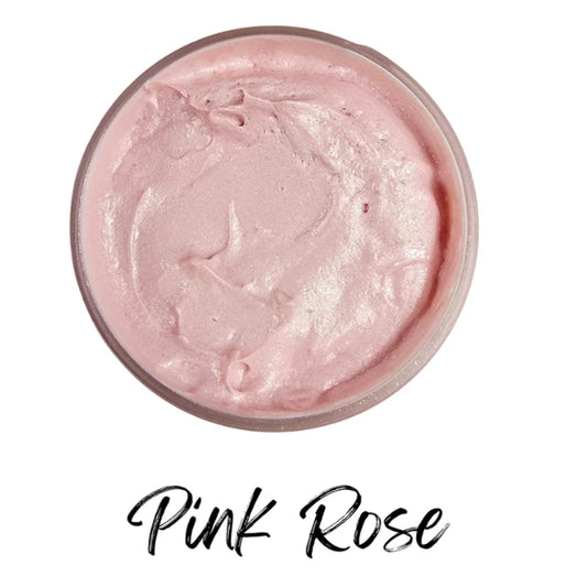 Pink Rose Metallic Stencil Paste by Paint Couture - Made in USA