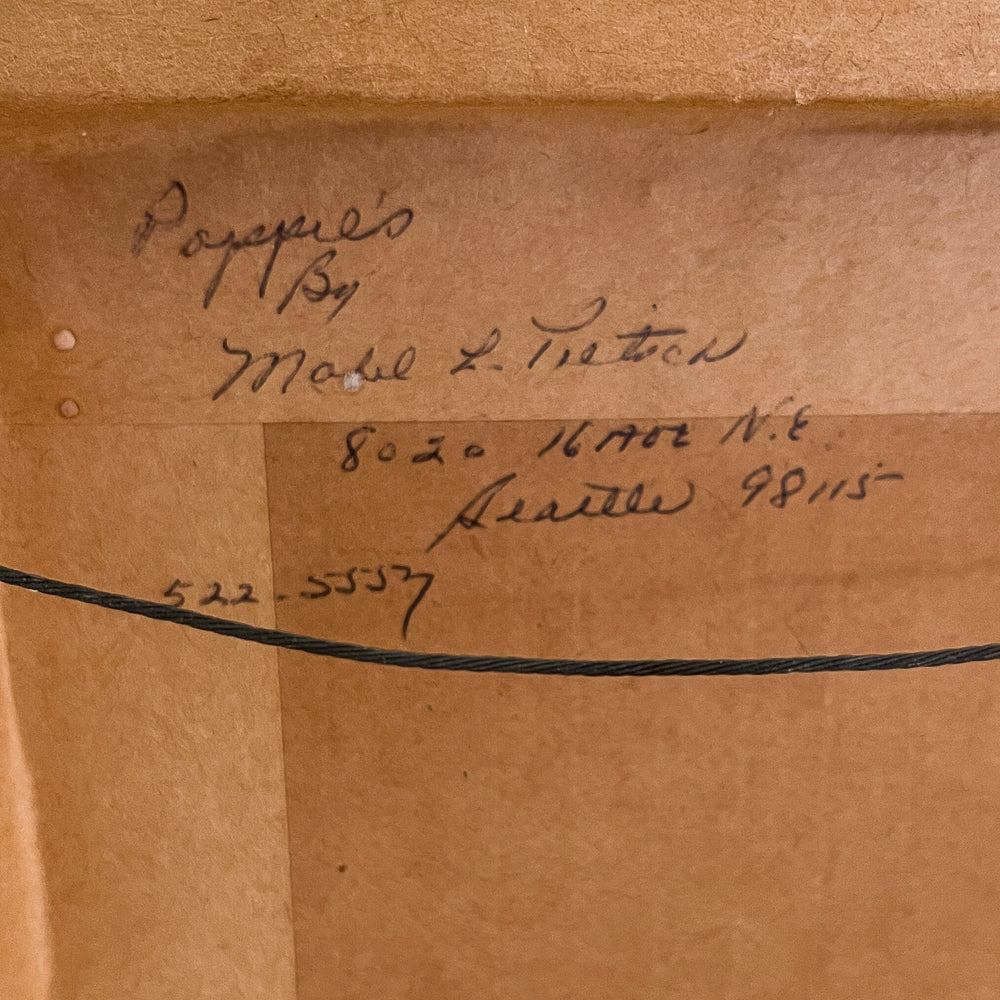 Vintage Mabel L. Pietsch "Poppies"