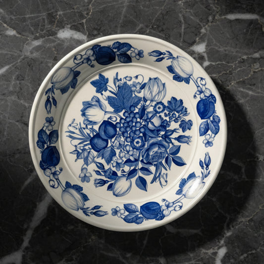 Vintage Portmeirion Harvest Blue Salad Plates Set of 2 | England 1995