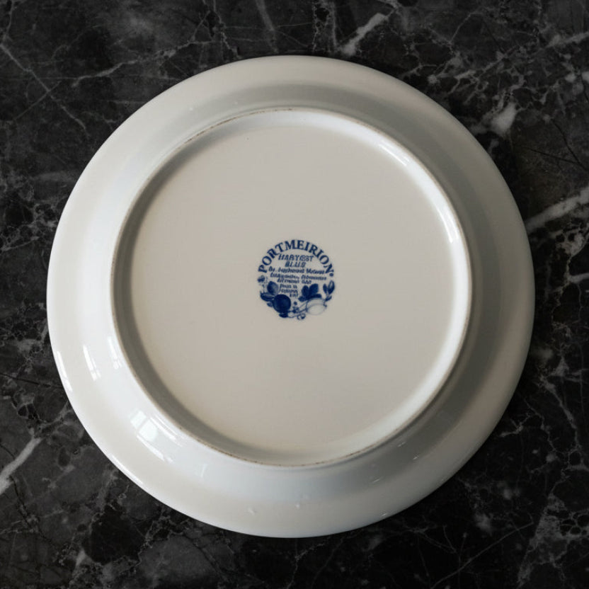 Vintage Portmeirion Harvest Blue Salad Plates Set of 2 | England 1995