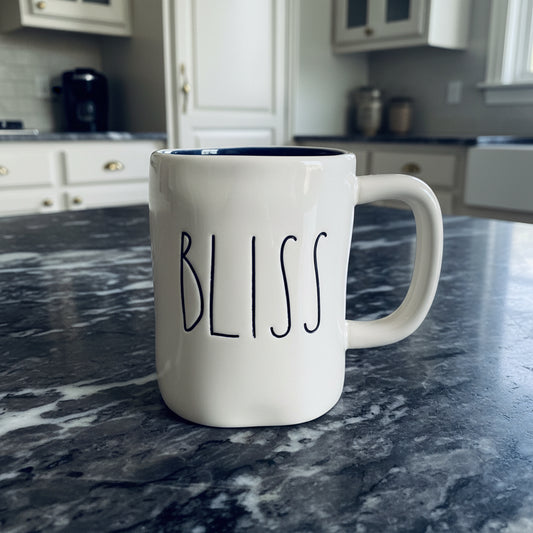 Rae Dunn Bliss Coffee Mug - Magenta Artisan Collection | 16oz Capacity