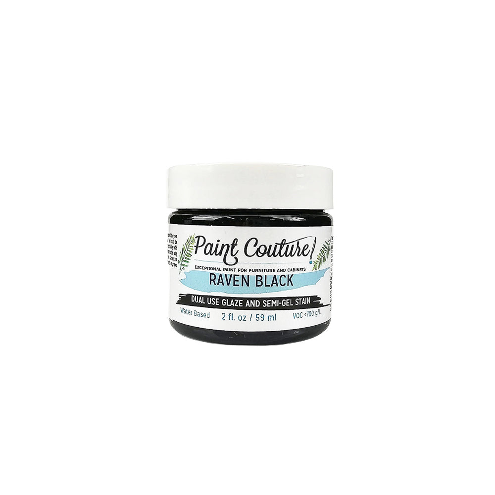 Raven Black Antiquing Glaze - Paint Couture